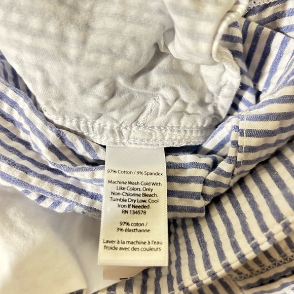 Vineyard Vines Vineyard striped embroidered whale shorts size 2 - Picture 2 of 4